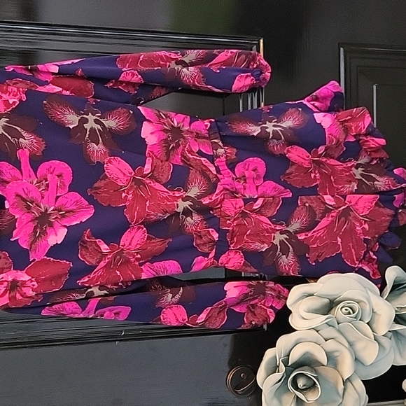 NWT, Rachel Roy from Macy's, Size XS, one piece romper with open tie front - Picture 3 of 11